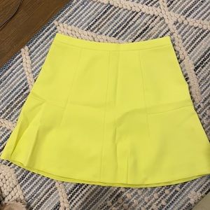 J.Crew Neon Fluted Skirt